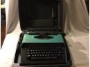 Brother Cassette Correct-o-Riter I Electric Typewriter Portable Blue W/ Case