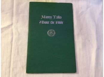 Money Talks About The Bible By G R Halliday 1948 - RARE