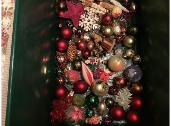 Huge Lot Of Vintage Christmas Ornaments