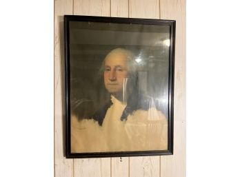 Early 20th Century George Washington Portrait Framed 23 X 29 See Photos