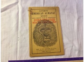 Ayer's American Almanac 1910
