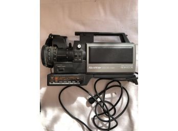 Vintage Quasar Color Video Camera With Quasar Electronic View Finder # VF761WE, Not Tested