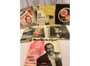 Lot 6 Vintage Vinyl Record Albums Philips 33 1/3 Minigrooves See Photos