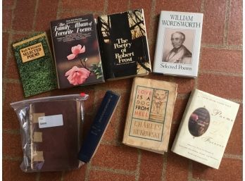 Lot Of 8 Vintage Poem Books