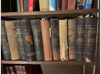 Lot Of 11 Library Of American Literature From Early Colonial To Literature Of The Republic