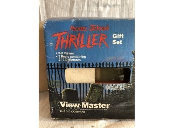 Michael Jacksons Thriller Gift Set View-master, Comes With 3 Picture Reels, Still Works, Needs To Be Cleaned