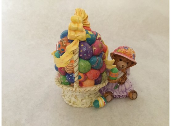 Teddy Eggstravaganza! Limited Edition. Hand Painted The Franklin Mint - Lawson
