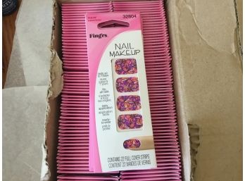 Case Of 144 Packs Of Nail Stickers Nail Make Up Fingrs