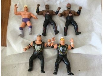 Lot Of 5 WWE Wrestling Action Figures
