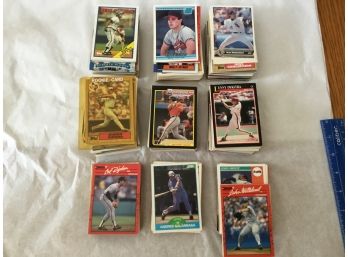 Over 300 MLB Baseball Card Lot 1980s And 1990 Topps Fleer Assorted