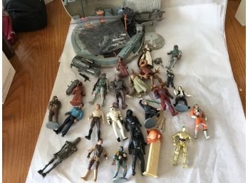 Huge Star Wars Lot - Playable DeathStar Model And Action Figures