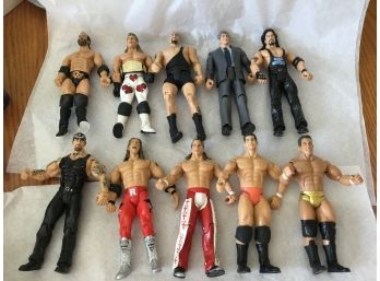 Lot Of 10 WWE Wrestling Action Figures  2003/2004