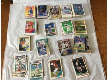 Over 200 MLB Baseball Cards Assorted