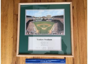 Yankee Stadium By Ira Rosen Framed Matted Print By Stadium Views