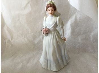 Homco Home Interiors Porcelain Figurine Bride #1480 9' Tall