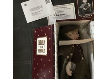 Ashton Drake Galleries KNOWLES DOLL 'LITTLE SHERLOCK' BORN TO BE FAMOUS Doll