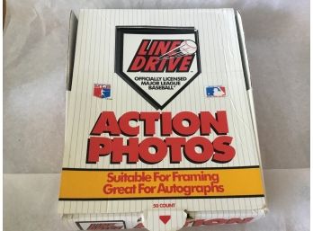 Line Drive MLB Action Photos Set Of 50 1991 By Impel