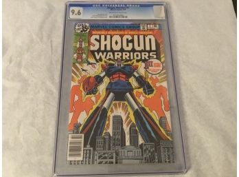 Marvel Comic Book Shogun Warriors Issue 1 - CGC Graded 9.6 - 1st Issue