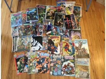 Huge Comic Book Lot  Of 68 Comics - Marvel DC Image Valiant -