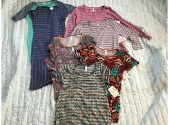 Lularoe Size Small Lot  Of  8 Shirts And Dresses New With Tags
