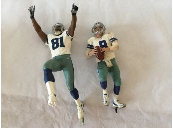 2 Mcfarlane Dallas Cowboys Action Figures Romo & Owens