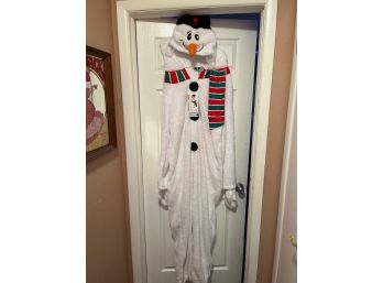 Briefly Stated Snowman SizeXL Extra Large Onesie Costume