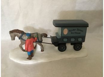 Department 56 River Street Ice House Horse And Cart
