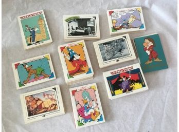 About 200 Assorted Disney Trading Cards