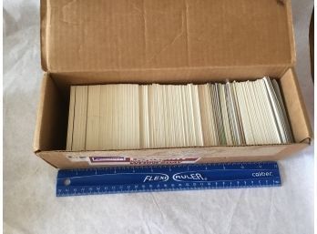 Box Of Late 80s And 90s Baseball Cards