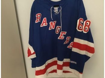 NHL CCM New York Rangers Jersey 68 Jagr Size XL