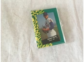 Classic Games Baseball Cards Limited Edition Nolan Ryan Set