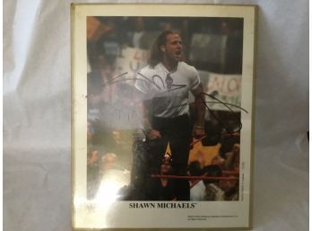 Shawn Michaels Signed Photo WWE WWF 2000 World Wrestling Federation Entertainment