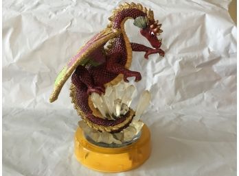 Heritage House Mystical Dragons Collection With LED Light Base