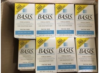 23 Units Basis Facial Bar Fragrance Free Soap For Extra Dry Skin
