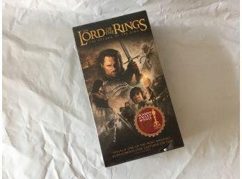 Sealed The Lord Of The Rings The Return Of The King 2 Tape VHS Set Video Tapes