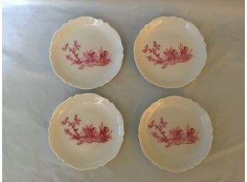 4 Beautiful Limoges Mini  Dish GDA Butter Plates Coasters