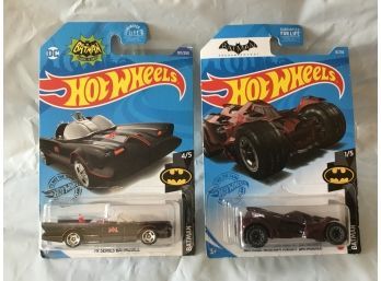 2 Hot Wheels Batman Cars