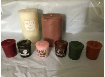 Lot Of 8 Assorted Scented Candles Yankee And Northern Lights