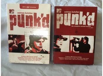 MTV Ashton Kutcher Punkd Season 1 And 2 DVD Sets