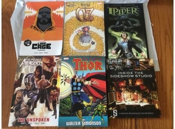 Lot Of 6 Graphic Novels Comic Books Thor Avengers And More