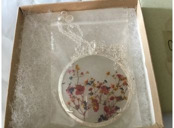 Catherine Weitzman Handmade Dried Flower Jewelry Necklace