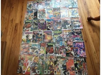 Marvel Comic Book Lot Of 45 Comics