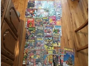 Lot Of 40 Vintage Marvel Comic Books Lot