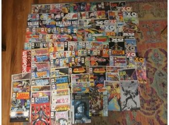 Huge Comic Book Lot - Over 100 Valiant Comics - No Doubles