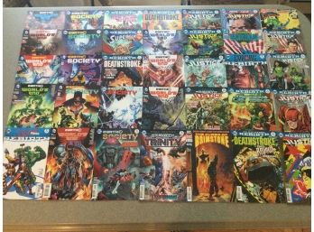 Wholesale Comic Book Lot DC Comics Lot . Justice League DeathStroke 35 Books