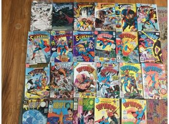 Lot Of Comic Books DC Comics Superman Superboy Lot  23 Comics