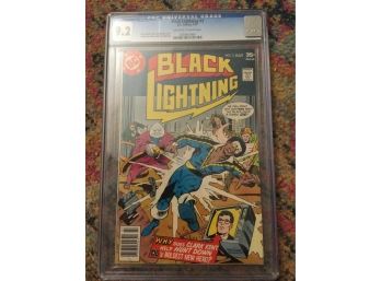 CGC Universal Grade Black Lightning #3 9.2 . 1977. DC Graded Comic Book