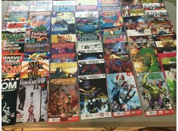 Great Lot Of Comic Books Marvel Comics Lot 70 Comics Hulk Fantastic Four Wolverine