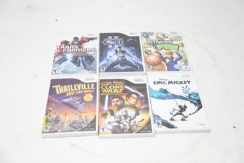 Wii Games Lot Of 6