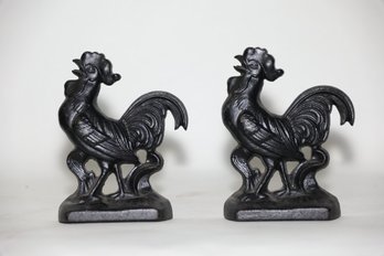 Rooster Book Ends